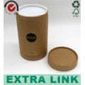 Característica de materiales reciclados y uso industrial de regalo y artesanía Caja redonda de estaño de alta calidad para almacenar té o azúcar